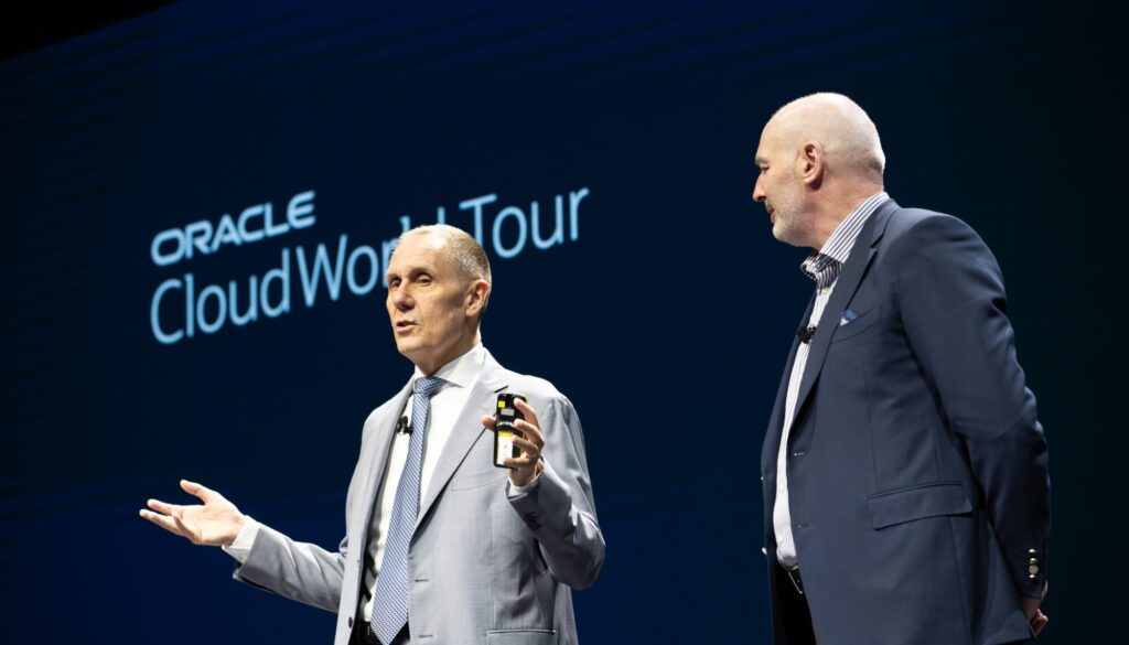Keynote presentation at Oracle CloudWorld Tour Madrid 2024
