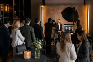 Executive Portrait Experience for Corporate Events in Madrid | Lupu Agency
